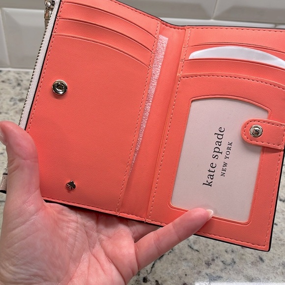 Kate Spade Summer Spritz Small Slim Bi-fold Wallet NWT - Picture 5 of 7